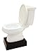 Decade Awards White Toilet Bowl Loser Trophy | Last Place Award | 6 Inch Tall - Free Engraved Plate on Request
