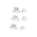 PortPlugs - [5-Sets of Silicone Anti Dust Plugs for Android Micro USB Port & Earphone Jack - Best Cell Phone Dust Plug Set (White)