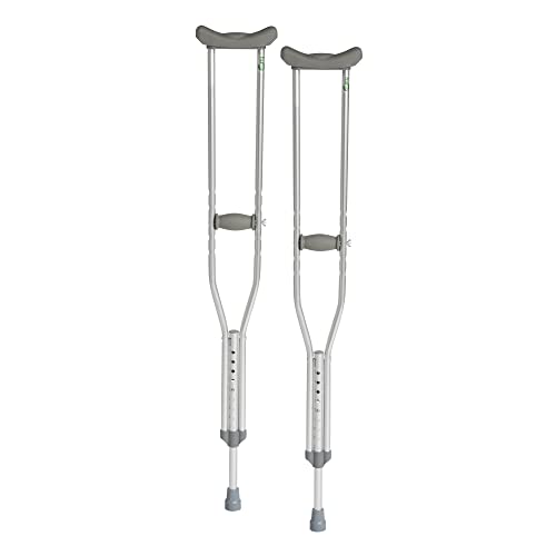 Hugo Mobility Adjustable Adult Crutches For Walking, Walking Crutches