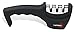 Lantana Chef Knife Sharpener, Soft Grip 3-Stage Professional Knife Sharpening System (for Ceramic and Steel Knives of All Sizes), Black
