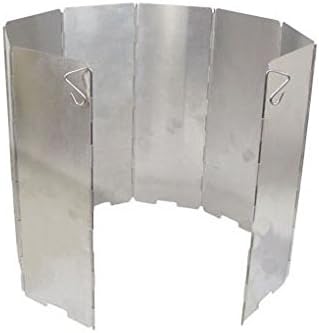 Watson Lee Aluminum folding Windscreen: For Use with Backpacking Stoves, Camping Stoves, Butane Stoves, Alcohol Stoves