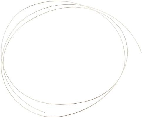 Homyl 1 Meter 925 Sterling Silver Wire Multi Size Gauge 30/27/25/24/22 DIY Beading Wire Jewelry Making Supplies - Silver, 0.7mm