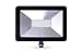 LLT 50W LED Flood Light with Knuckle Mount Super Slim - 4000lm 5000K Daylight SMD - LED Outdoor Light Landscape Security Waterproof - Black Aluminum and Tempered Glass
