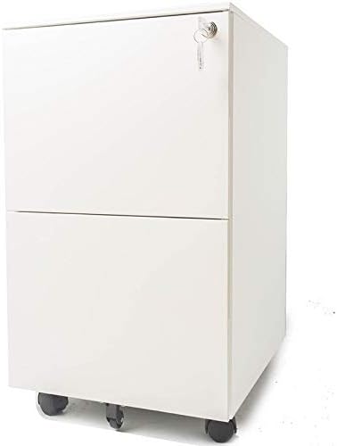 Amazon Com Pemberly Row 15 4 Wide 2 Drawer Metal Mobile File