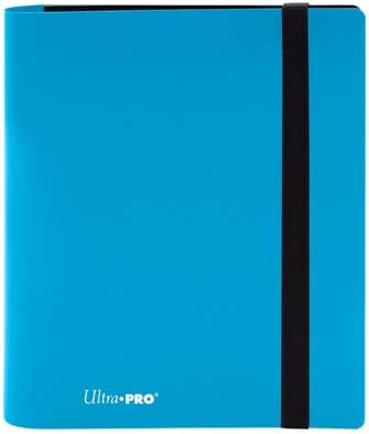 Ultra Pro - Eclipse 4 Pocket Pro Binder - Sky Blue, 8.5 x 11 inches