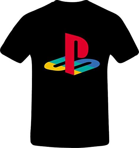 PS1, Custom Tshirt (XL, BLACK)