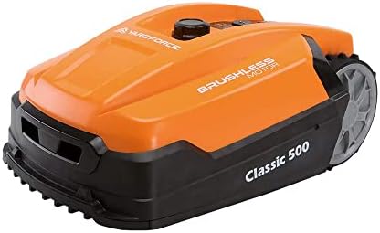 YARD FORCE Classic 500 Robotic Lawnmower, 500m², Brushless Motor, Edge Cut