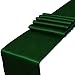 Parfair Dessin Forest Green Satin Table Runners 12 x 108 inch for Wedding Banquet Halloween Party Decoration, Bright Silk and Smooth Fabric Party Table Runner