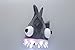 Jacobson Hat Company Women's Light-Up Shark Hat, Gray, Adult