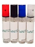SaNiTiZiT Products - SaNiTiZiT - Advanced Instant Hand Sanitizer, Sweet Pea, 10-ml. Spray Bottle, Transparent - Sold As 1 Each - Kills 99.99% of common germs that may cause illness in as little as 15 seconds, without water or towels. - Moisturizers and vitamin E leave hands feeling soft and refreshed.