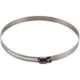 Ideal-Air Stainless Steel Hose Clamps, 6 Inch, 2-Pack