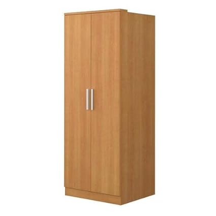 Simple Home Living Contemporary Design Chipboard 2 Door Wardrobe