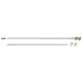 Flag Pole - 6 Foot White Aluminum No Tangle Spinning Flag Pole Built Tough and Beautiful to Fly Grommeted or Sleeve Flags Proudly in Residential House or Commercial Settings