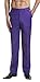 Concitor Men's Dress Pants Trousers Flat Front Slacks PURPLE INDIGO Color 36