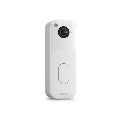New Blink Video Doorbell Add-on | Head-to-toe HD view, two-year battery life, simple setup, IP-65 | Works with Alexa | Required Sync Module not included – (White)