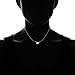 Ice Gems Sterling Silver Small Dainty Round Genuine, Simulated Gemstone or Cubic Zirconia Choker Necklace
