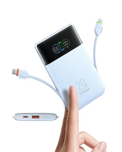 Orfeika Built In Cable Portable Power Bank