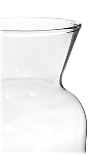 Glass 39oz Modern Table Serving Water Iced Tea Pitcher Jug Carafe Wine Decanter
