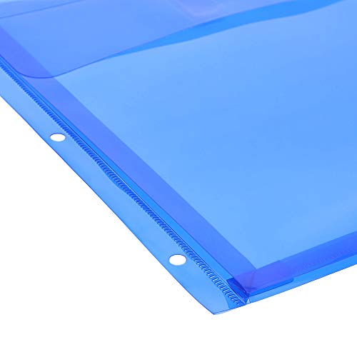 Juvale Clear Poly Binder Pockets (12 Pack) for 8.5 x 11 Inch Letter
