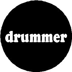 Drummer Pinback Button 1.25" Pin / Badge Musician Band Funny