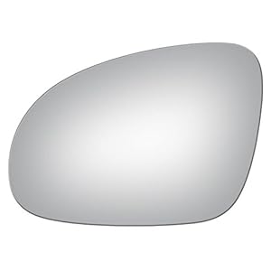 Burco 4104 Left Side Mirror Glass for VW Eos GTI Jetta Passat R32 Rabbit (2005 2006 2007 2008 2009 2010 2011 2012 2013 2014)