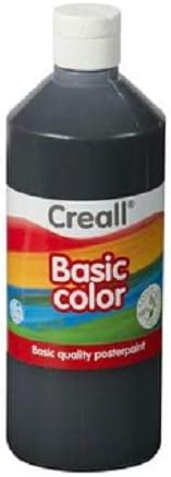 Creall Havo30080 500 ml 20 Black Havo Basic Color Poster Paint Bottle