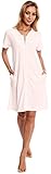 Womens Patricia Terry Cotton Knit Full Front Zip Duster Robe