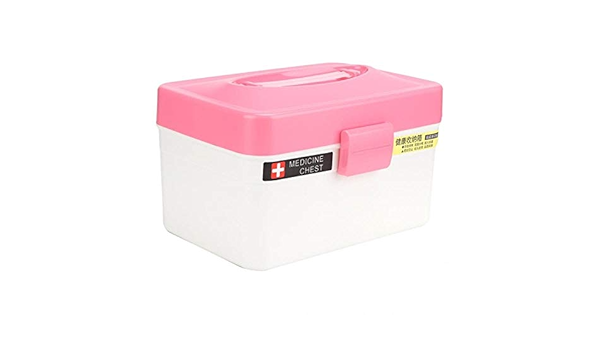QIUHUI Caja de Almacenamiento de plástico para medicinas ...