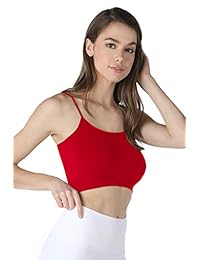 NIKIBIKI Bralette clásico sin costuras para mujer, fabricado en Estados Unidos, talla única