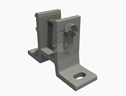 VANA Markisen Wandhalterung SPP058 Wandkonsole mit Befestigung (40mm, 3-Stück, grau) – Bild 3
