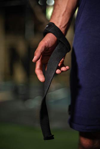 Lifting Wrist Straps Pair (2 Straps) 23,6 inch Made of Heavy-Duty Cotton for Weightlifting Bodybuilding Powerlifting MMA Strength Training Deadlifts Cotton Padded Great for Men or Women