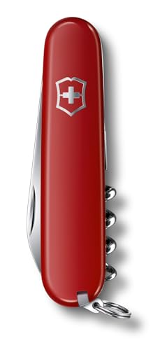 Victorinox Schweizer Taschenmesser Waiter, Swiss Army Knife, Multitool, 9 Funktionen, Klinge, Kapselheber, Dosenöffner, rot 2