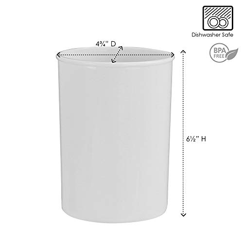 Calypso Basics by Reston Lloyd Plastic Utensil Holder, Orange Pricepulse
