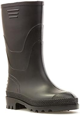 Zone Hearts Kids Black Wellington Boots - Size 2 UK/3 Youth US - Black