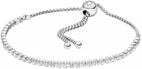 Amazon.com: Pandora Black Sparkling Tennis Bracelet 581469C02-18