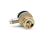 Lewis Hyman 1732591 Atlas Privacy Mobile Home Door Knob, Polished Brass