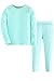 ASHERANGEL Kid Boys Solid Long Thermal Underwear Set 100% Cotton Pajamas