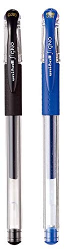 Assorted - Signo - uni Ballpoint Pen - UM-151-0.38 mm - Black & Blue