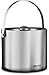 Gourmia GIB9385 Stainless Steel Ice Bucket with Tongs - 3 Liter Double Walled Insulated with Airtight Leak Resistant Lid and Carrying Handle – Brushed Stainless Steel Finish – Elegant Gift