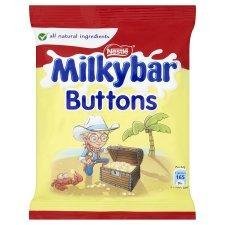 Nestle Milkybar White Chocolate Buttons Single - Pack of 6
