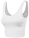 Fifth Parallel Threads FPT Womens Basic Crop Tank Top White Small