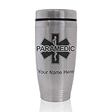 Commuter Travel Mug, Paramedic, Personalized Engraving Included