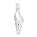 10pcs Conch Pearl Cage Bright Silver Beads Cage Locket Pendant Jewelry Making Supplies-for Oyster Pearls, Essential Oil Diffuser, Fun Gifts (Conch)