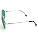 Enimay Mens The Hangover Bradley Cooper Colored Aviator Poker Sunglasses Green