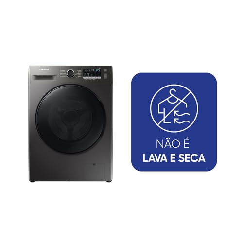 Samsung Lavadora de Roupas Digital Inverter Porta Black WW11T Inox 11kg 127V