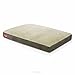 Brindle Khaki Shredded Memory Foam Dog Bed - Pet Essentials - Orthopedic Design - Crate Compatible - Machine Washable Cover - Indoor Pet Bed for Dogs, Puppies, Cats, and Rabbits - Size Medium 28 x 18