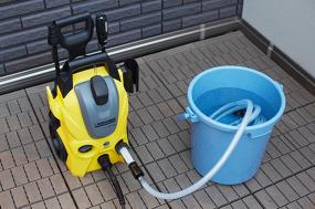 サクションホースとフィルターを繋げたイメージ