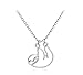Meiligo® Fashion Woman Dainty Sloth Charm Necklace Inspired Animal Pendant
