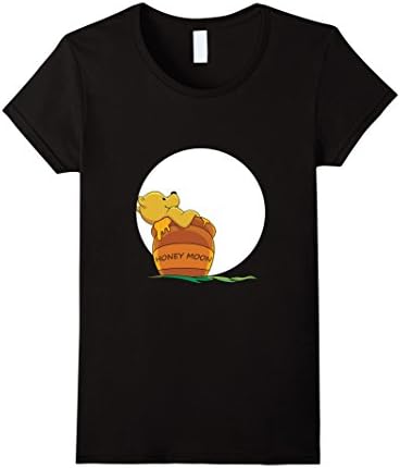Womens HONEY MOON Tee - The PERFECT Tee for You and Your Spouse! Small Black