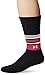Under Armour Mens Golf Crew, black/Rebelpink, Large